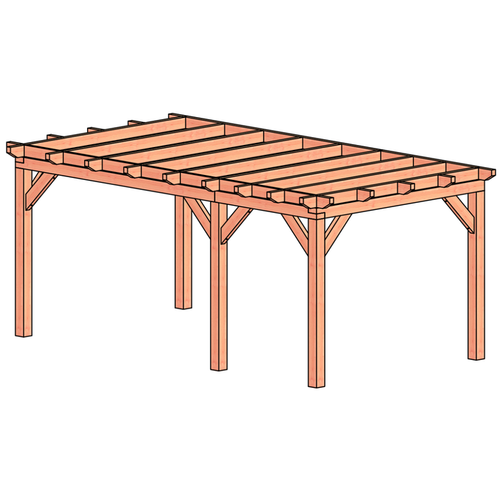 Douglas Aanbouwveranda bouwpakket 550x305cm