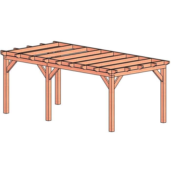 Douglas Aanbouwveranda bouwpakket 610x305cm