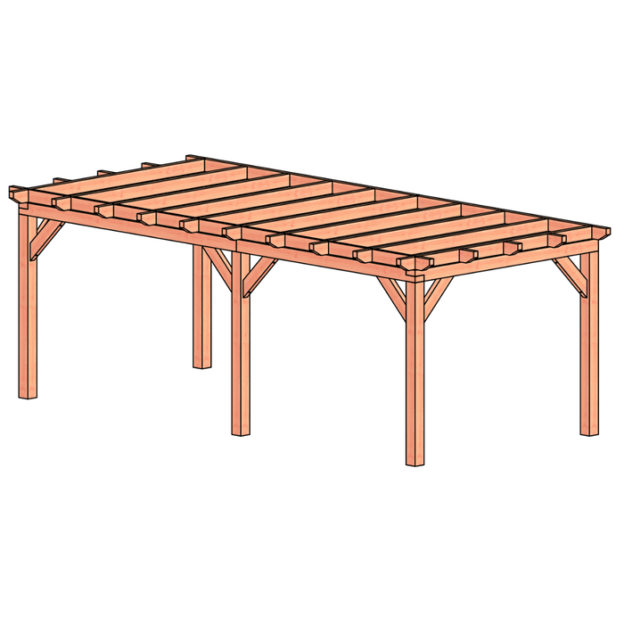 Douglas Aanbouwveranda bouwpakket 660x305cm