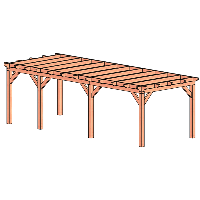 Douglas Aanbouwveranda bouwpakket 775x305cm