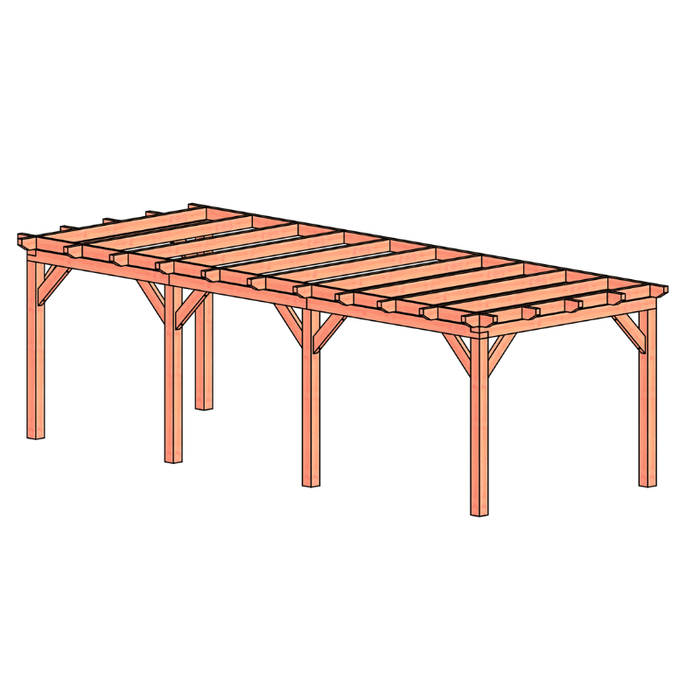 Douglas Aanbouwveranda bouwpakket 780x305cm