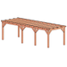 Douglas veranda bouwpakket 845x305cm