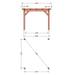 Douglas Aanbouwveranda Constructie plattegrond