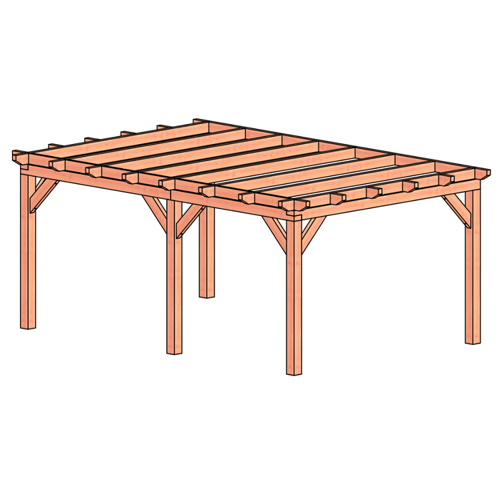 Douglas veranda Constructie 545x370cm