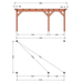 Douglas veranda Constructie plattegrond