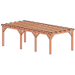 Bouwpakket douglas aanbouwveranda constructie 780x370cm
