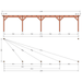 douglas aanbouwveranda 1180x370cm plattegrond