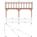 tekening Douglas Zadeldak constructie - 765x370cm