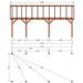 tekening Douglas Zadeldak constructie - 815x370cm