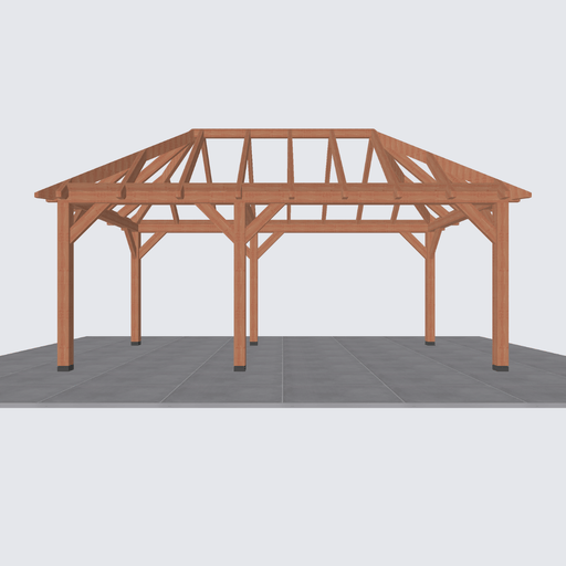 douglas schuur schilddak constructie 610x306cm