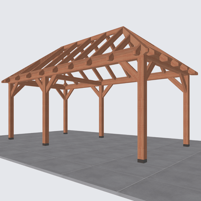 douglas schuur schilddak constructie 610x306cm
