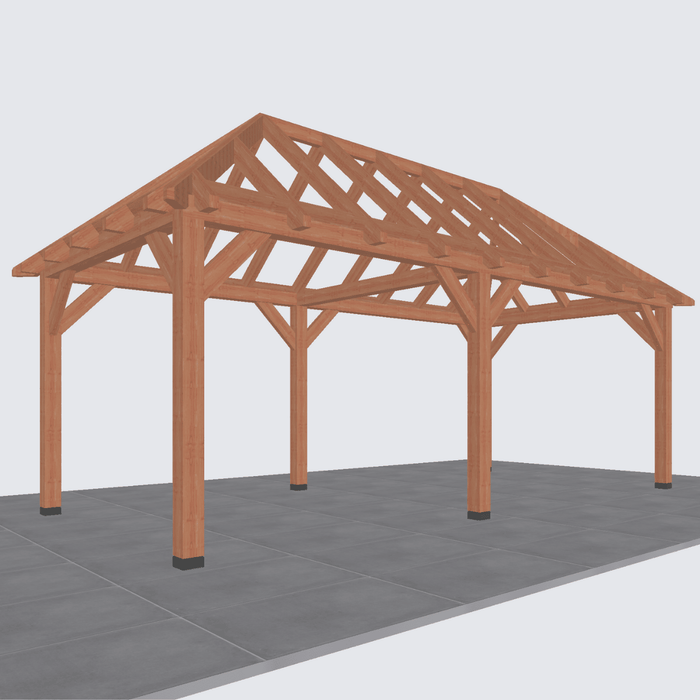 douglas schilddak constructie 660x306cm