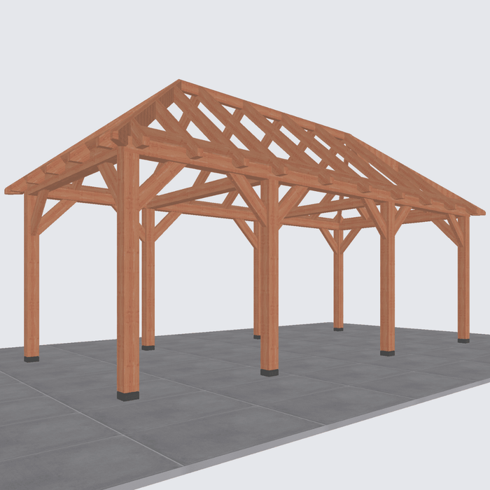 douglas schilddak constructie 670x306cm