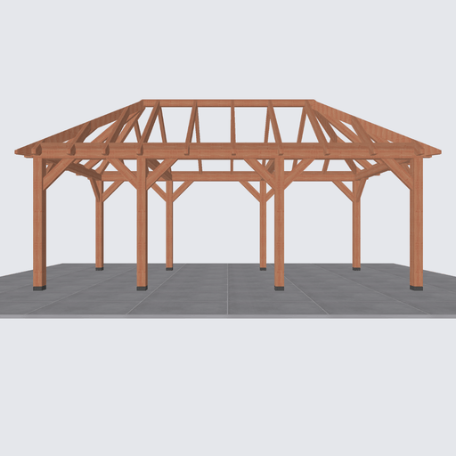 douglas schilddak constructie 670x306cm