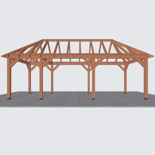 douglas schilddak constructie 775x306cm