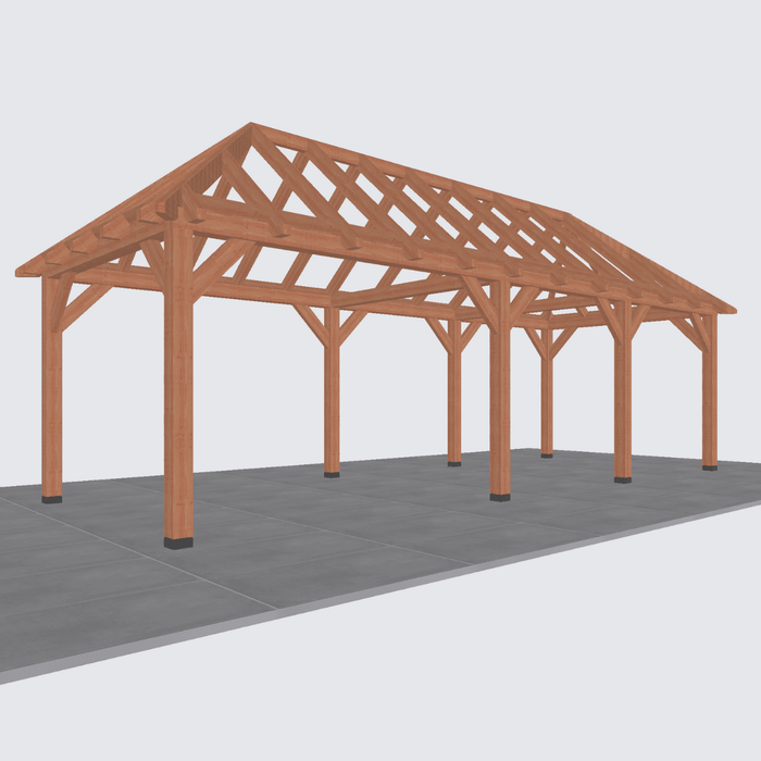 douglas schilddak constructie 845x306cm