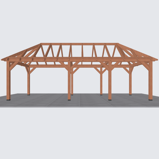 douglas schilddak constructie 845x306cm