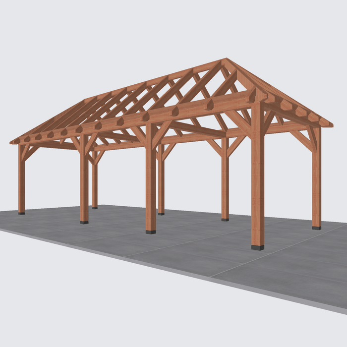 douglas schilddak constructie 845x306cm
