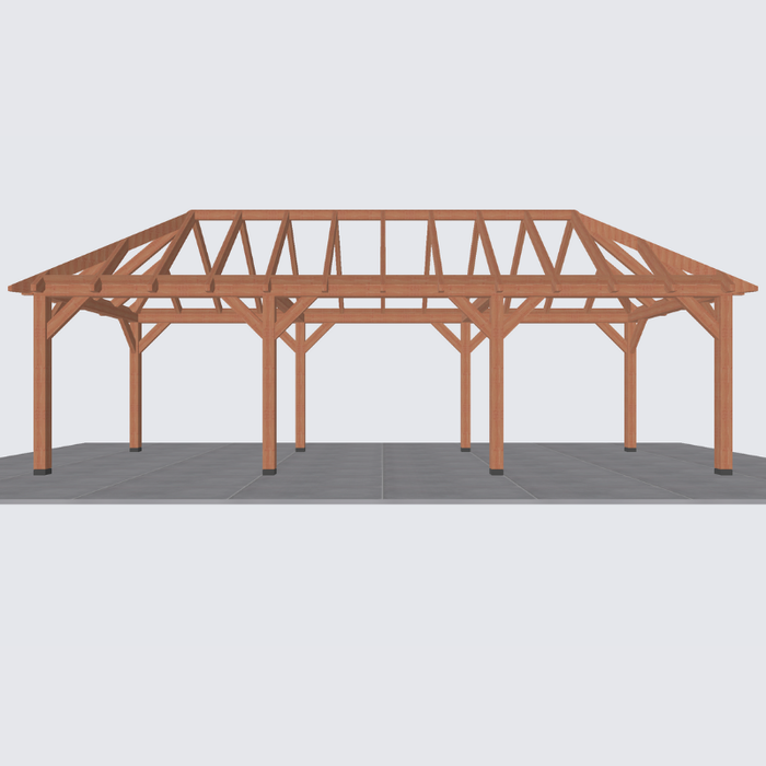 douglas schilddak constructie 890x306cm