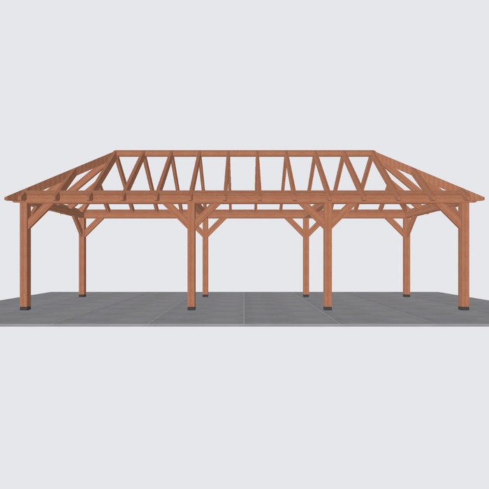 douglas schilddak constructie 950x306cm