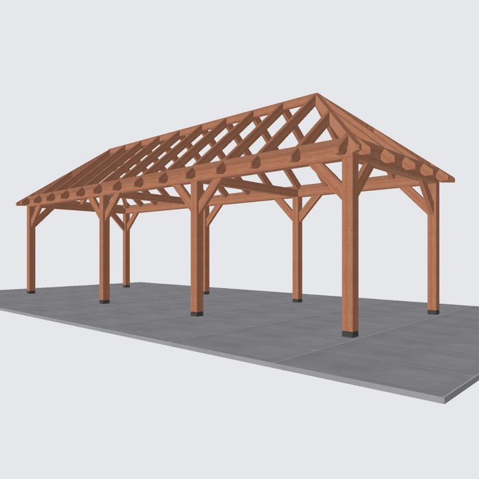 douglas schilddak constructie 950x306cm