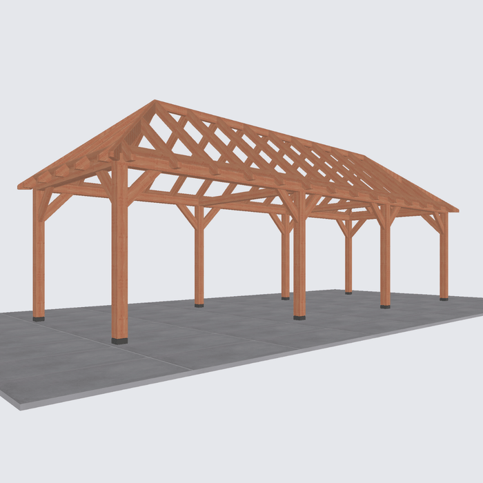 douglas schilddak constructie 950x306cm