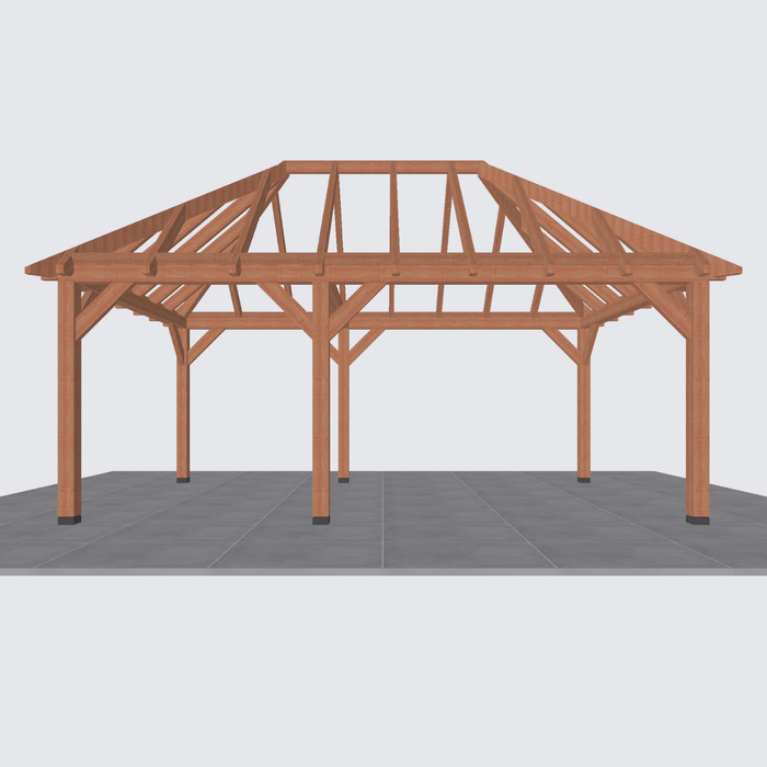 douglas schilddak constructie 610x370cm