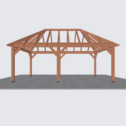 douglas schilddak constructie 660x370cm