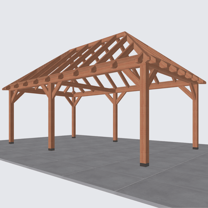 douglas schilddak constructie 660x370cm