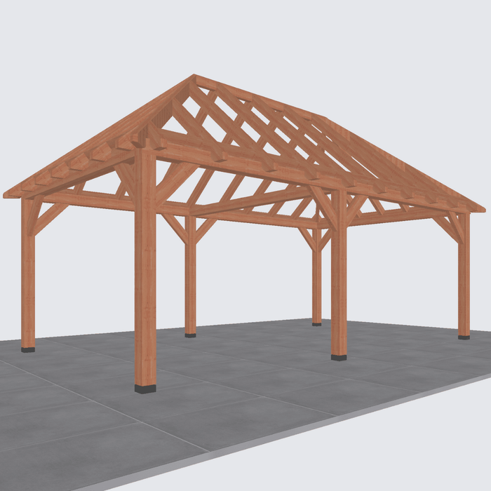 douglas schilddak constructie 660x370cm