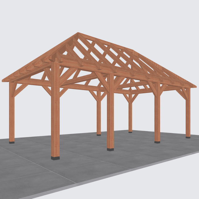 douglas schilddak constructie 670x370cm