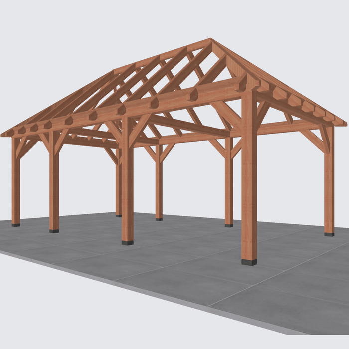 douglas schilddak constructie 670x370cm