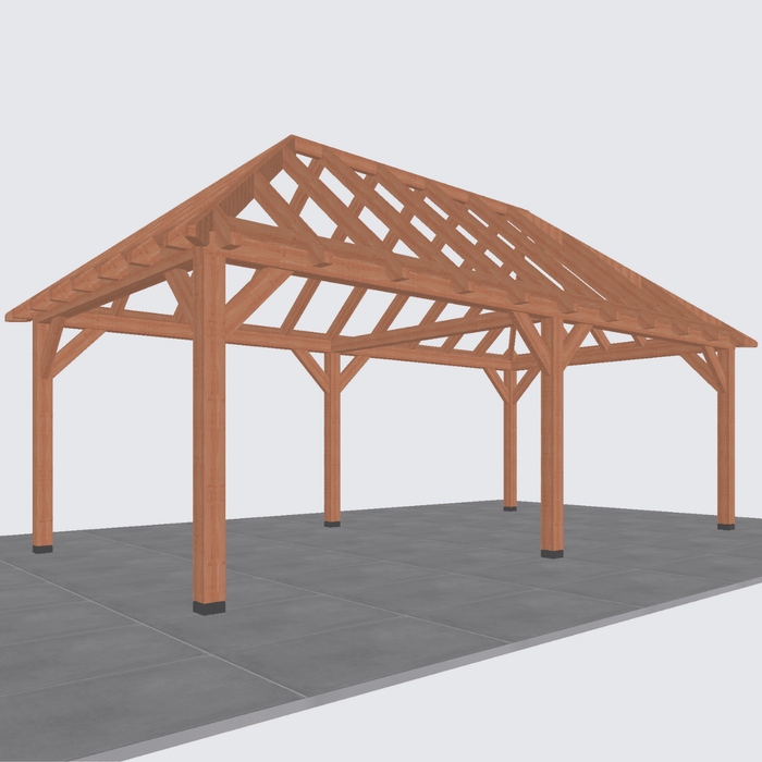 douglas schilddak constructie 725x370cm
