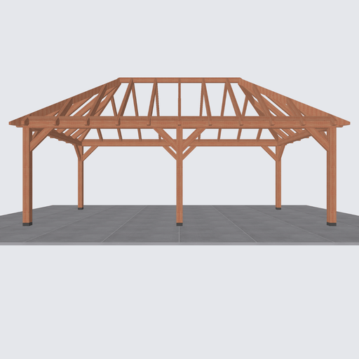 douglas schilddak constructie 725x370cm