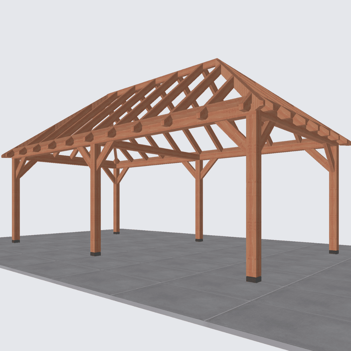 douglas schilddak constructie 725x370cm