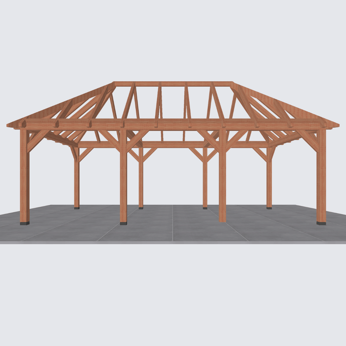 douglas schilddak constructie 730x370cm