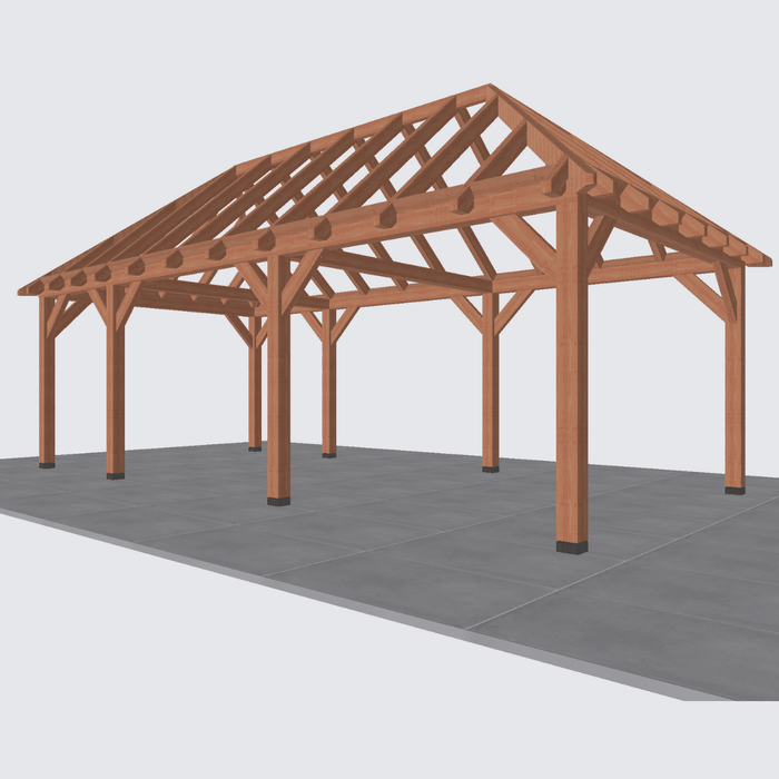 douglas schilddak constructie 775x370cm