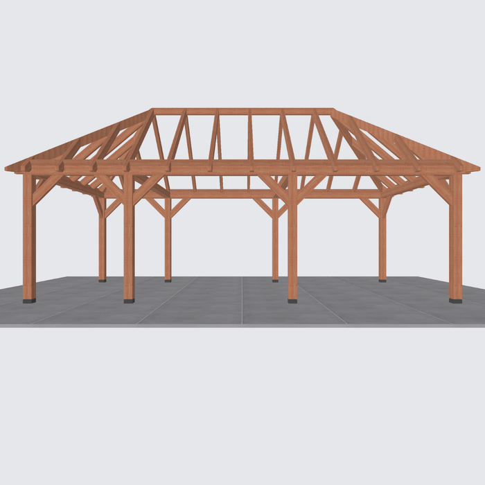 douglas schilddak constructie 775x370cm