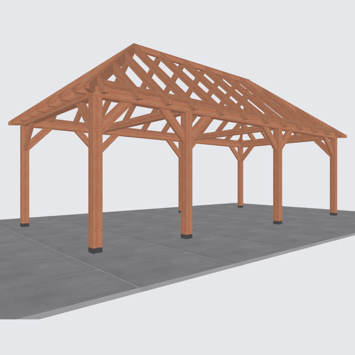douglas schilddak constructie 775x370cm