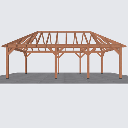 douglas schilddak constructie 845x370cm