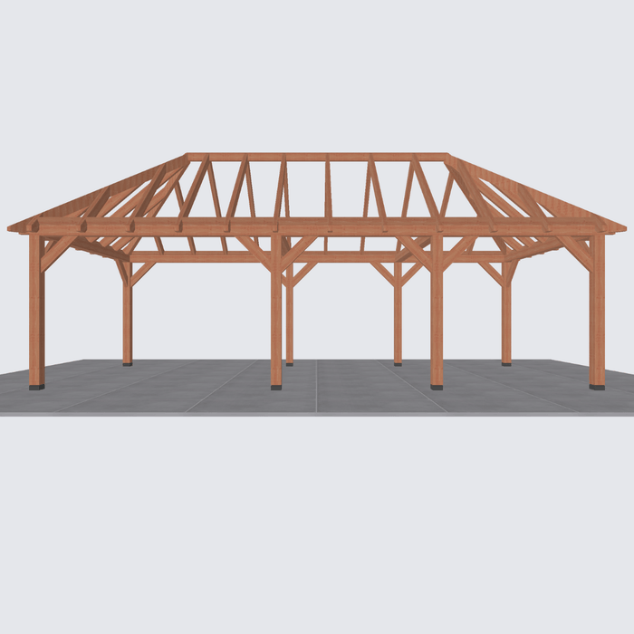 douglas schilddak constructie 845x370cm