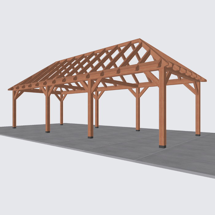 douglas schilddak constructie 950x370cm