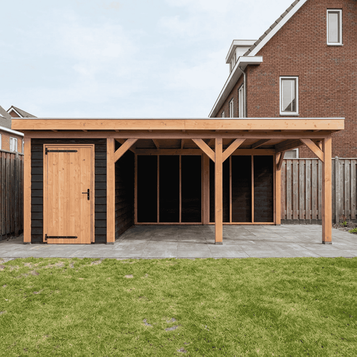 Douglas Overkapping Amefa Zwart - 675x395cm