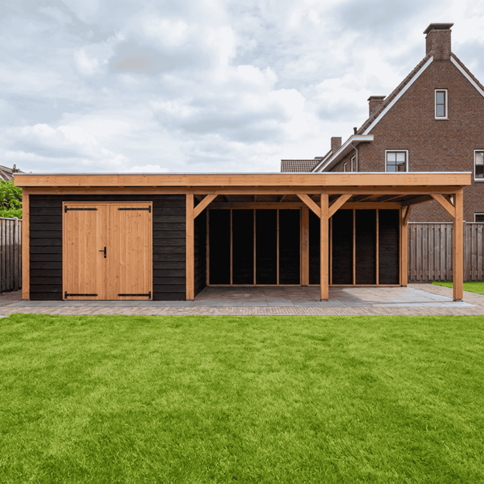 Douglas Overkapping Cima Zwart - 960x395cm