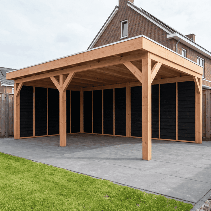 Douglas Overkapping Felice Zwart - 605x395cm