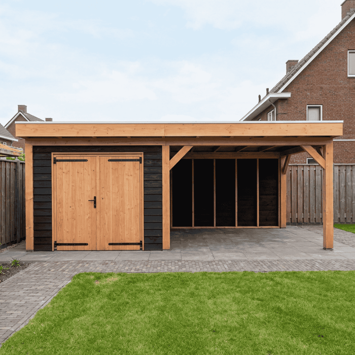 Douglas Overkapping Isola Zwart - 670x335cm