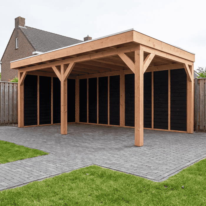 Douglas Overkapping Milano Zwart - 605x335cm