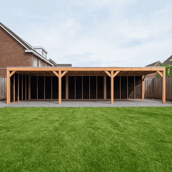 Douglas Overkapping Modern Zwart - 1085x375cm