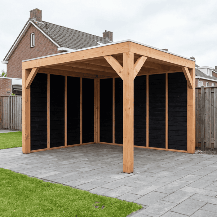 Douglas Overkapping Modern Zwart - 375x310cm