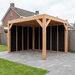Douglas Overkapping Modern Zwart - 375x310cm